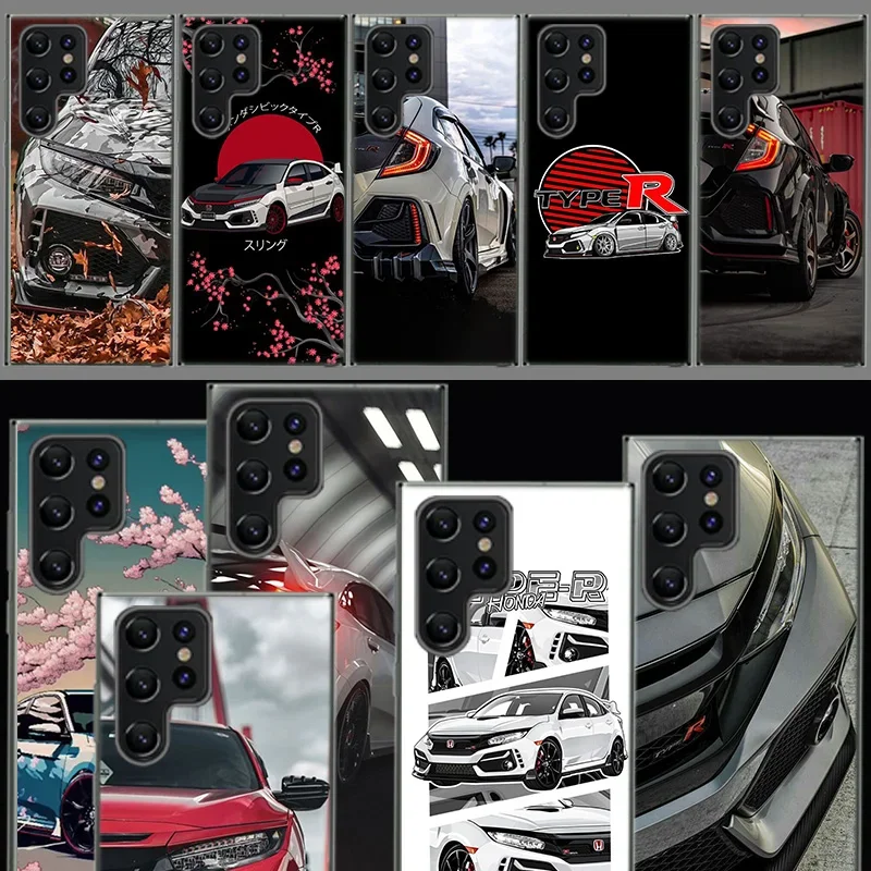 Чехол JDM Type R для Samsung Galaxy S21 S20 S23 FE S22 S24 S10 S10E S8 S9 Plus S7 Edge