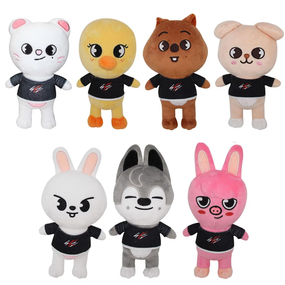 

20cm Skzoo Plush Toys Stray Kids Cartoon Stuffed Animal Plushies Doll Kids Fans Toy Gift Stuffed Doll Cute Toy Peluches Pulpos