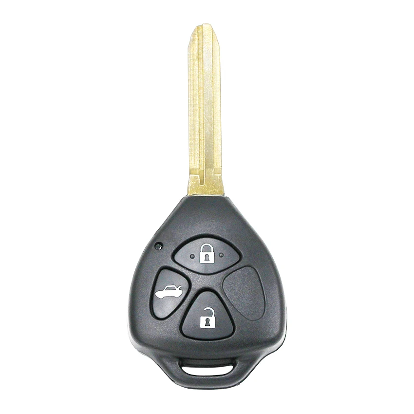 2/3 кнопочный телефон 433 МГц 4D67 чип TOY43 необработанное лезвие для Toyota RAV4 Corolla Camry 2006