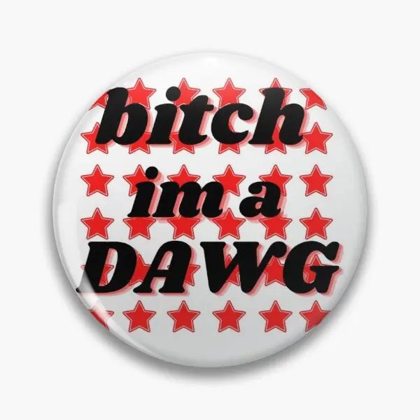 

Uga Im A Dawg красная настраиваемая мягкая булавка для кнопки, брошь, Металлическая Булавка для шляпы, лацкана, Декор, мультяшный подарок, ювелирн...
