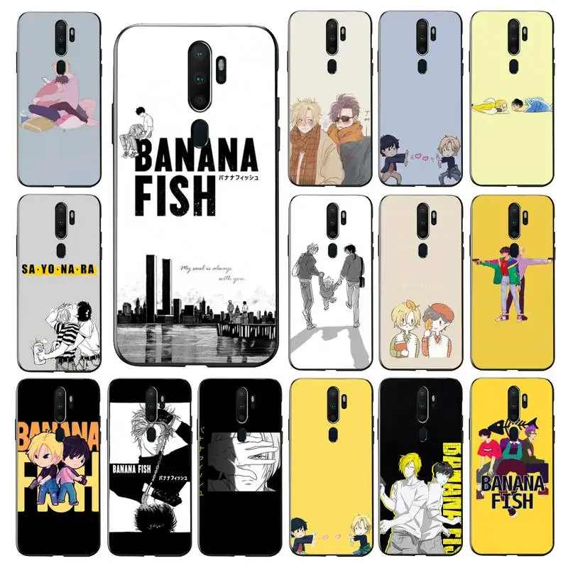 

FHNBLJ Japanese Anime Banana Fish Phone Case for Vivo Y91C Y11 17 19 17 67 81 Oppo A9 2020 Realme c3