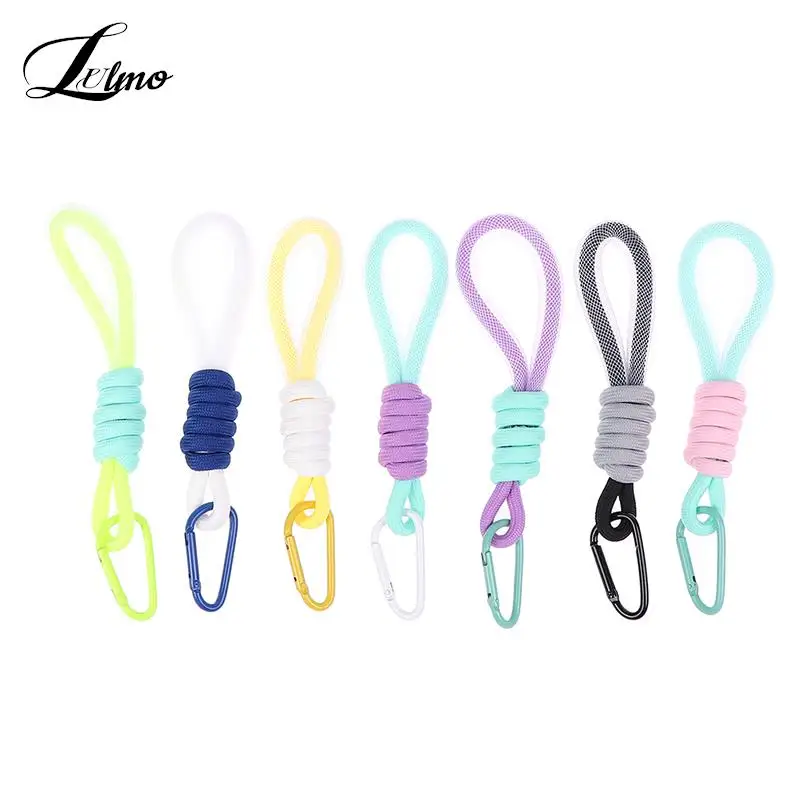 

Lanyard Fluorescent Color Phone Strap Mesh Landyard For Bags Braided Strips Keycord Hanging Trousers Accessories Keychain