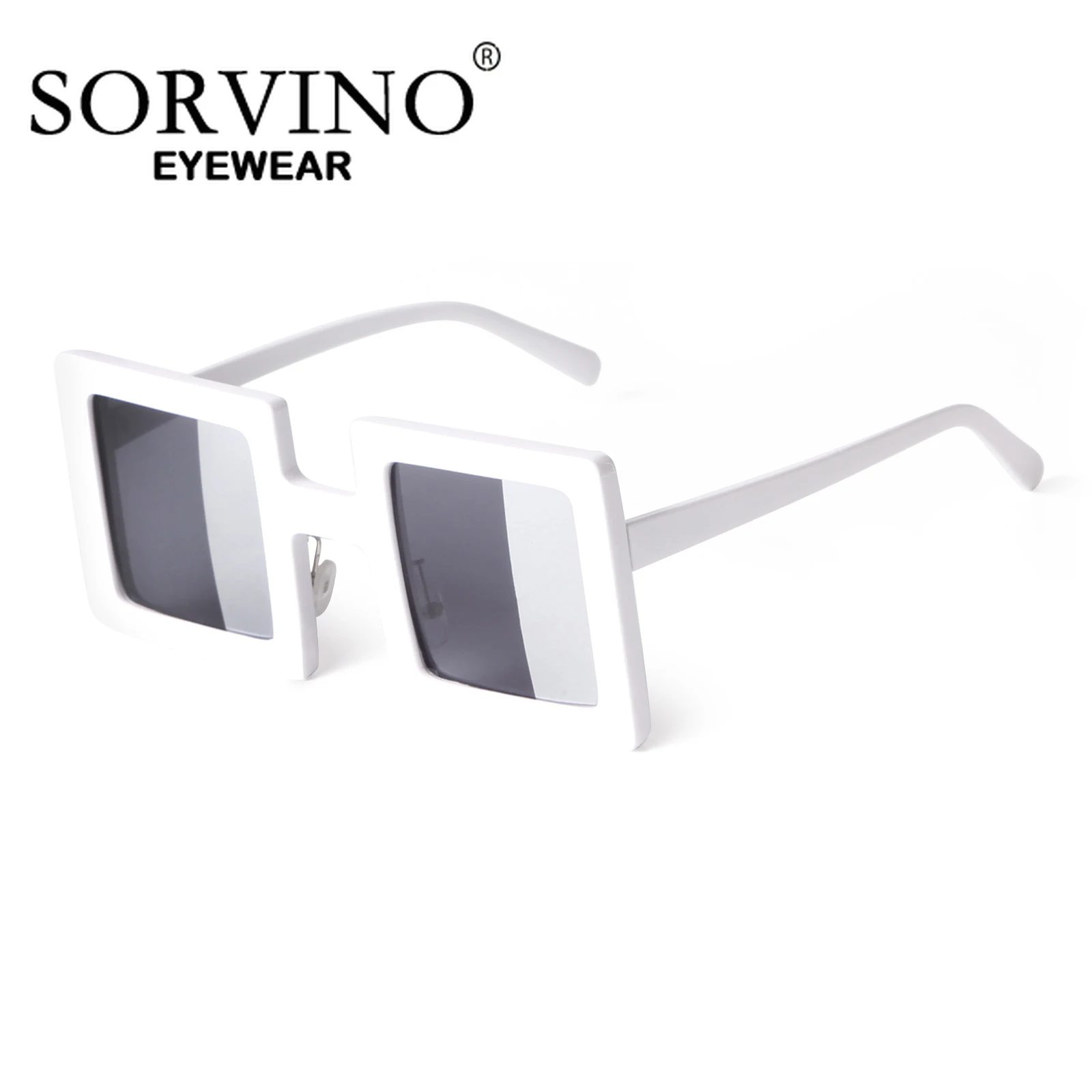 Очки солнцезащитные мужские и женские квадратные в стиле ретро UV400