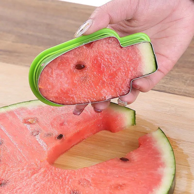 

Watermelon Cutter Stainless Steel Cute Tree Design Salad Fruit Slicer Cutter Tools Creative Watermelon Cutting Kitchen Gadgets