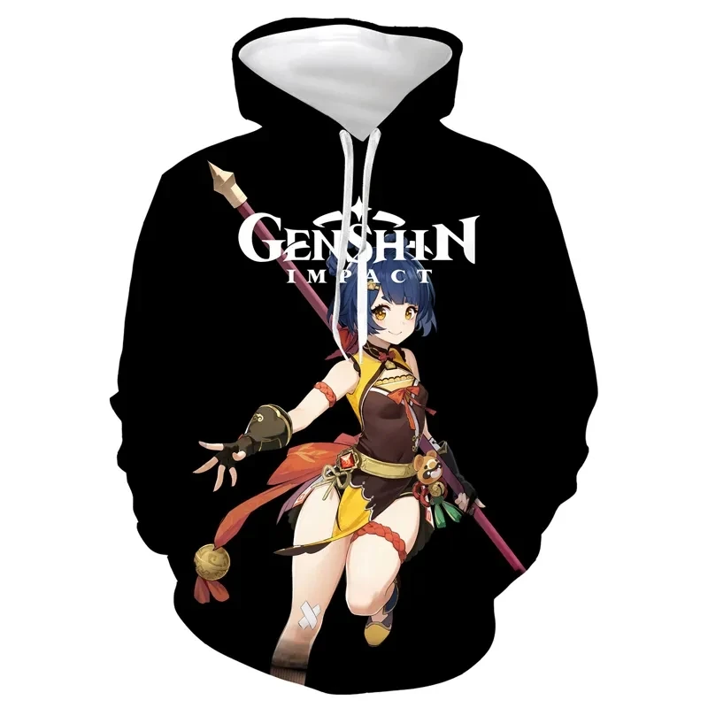 

Genshin Impact Game 3D Printed Women Hoodie Sweatshirt Harajuku Streetwear Pullover Teenage Boys Girls Oversized Streetwear Top