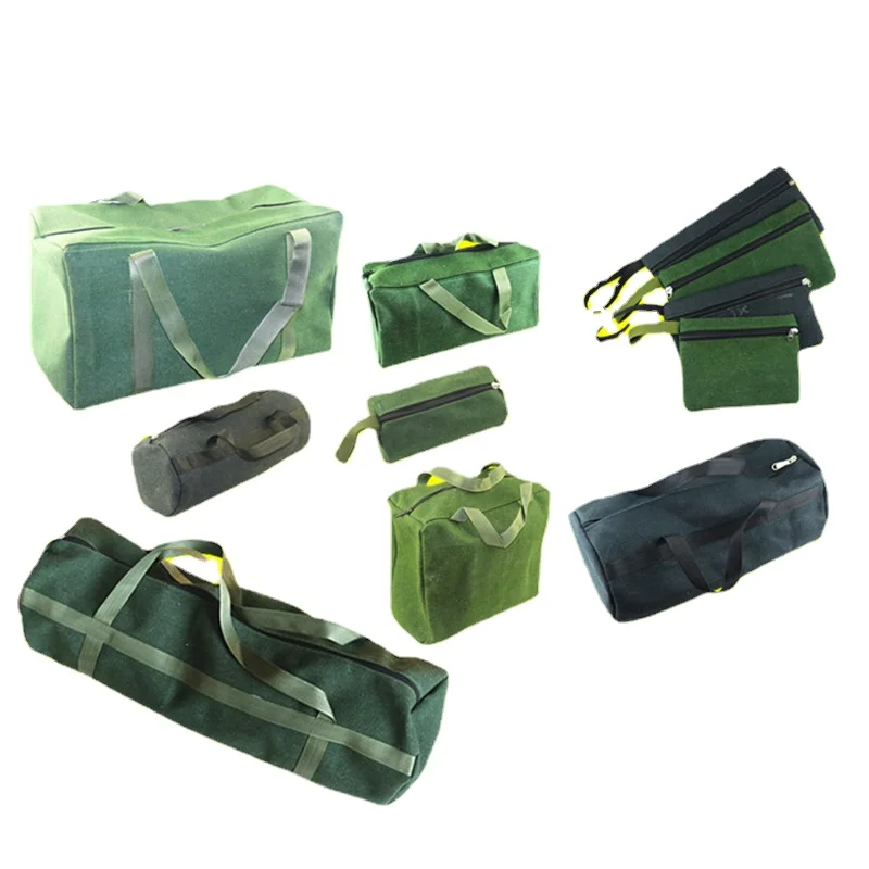 

Складная сумка для инструментов, органайзер, Холщовый портативный профессиональный чехол для инструментов, сумка для хранения инструменто...