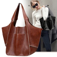 2022new simple large soft leather capacity one women shoulder portable tote special style womens bag luxury designer handbag