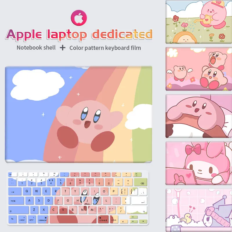 

Мультяшный чехол для ноутбука Macbook, чехол для клавиатуры Air M1 A2337 A2338, Жесткий Чехол, милый чехол для Macbook Pro13 11 A2141Accessories
