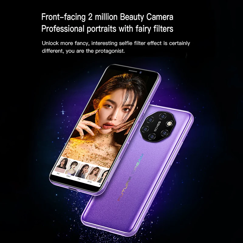 SOYES Mini Cell Phone 3.5 Inch Android 3GB RAM 32GB 64GB ROM MTK6737 Quad Core Face Recognition Fingerprint Unlocked Smartphone