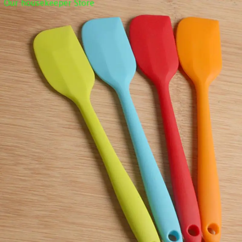 

Food Grade Non Stick Butter Cooking Silicone Spatula Set Cookie pastry scraper cake baking spatula silicone spatula