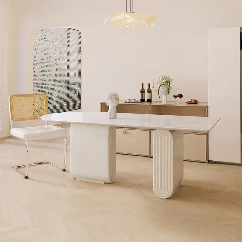 Обеденные столы для отеля садовые многофункциональные роскошные мраморные