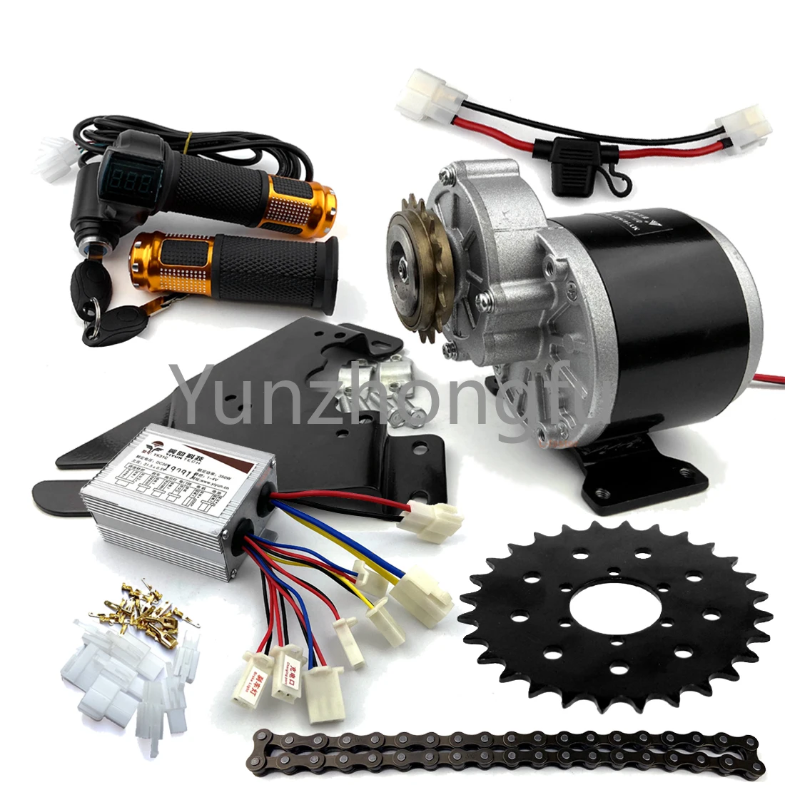 

MY1016Z, 36 В, 350 Вт, низкая цена, комплект электромотора для электровелосипеда с индивидуальной звездочкой