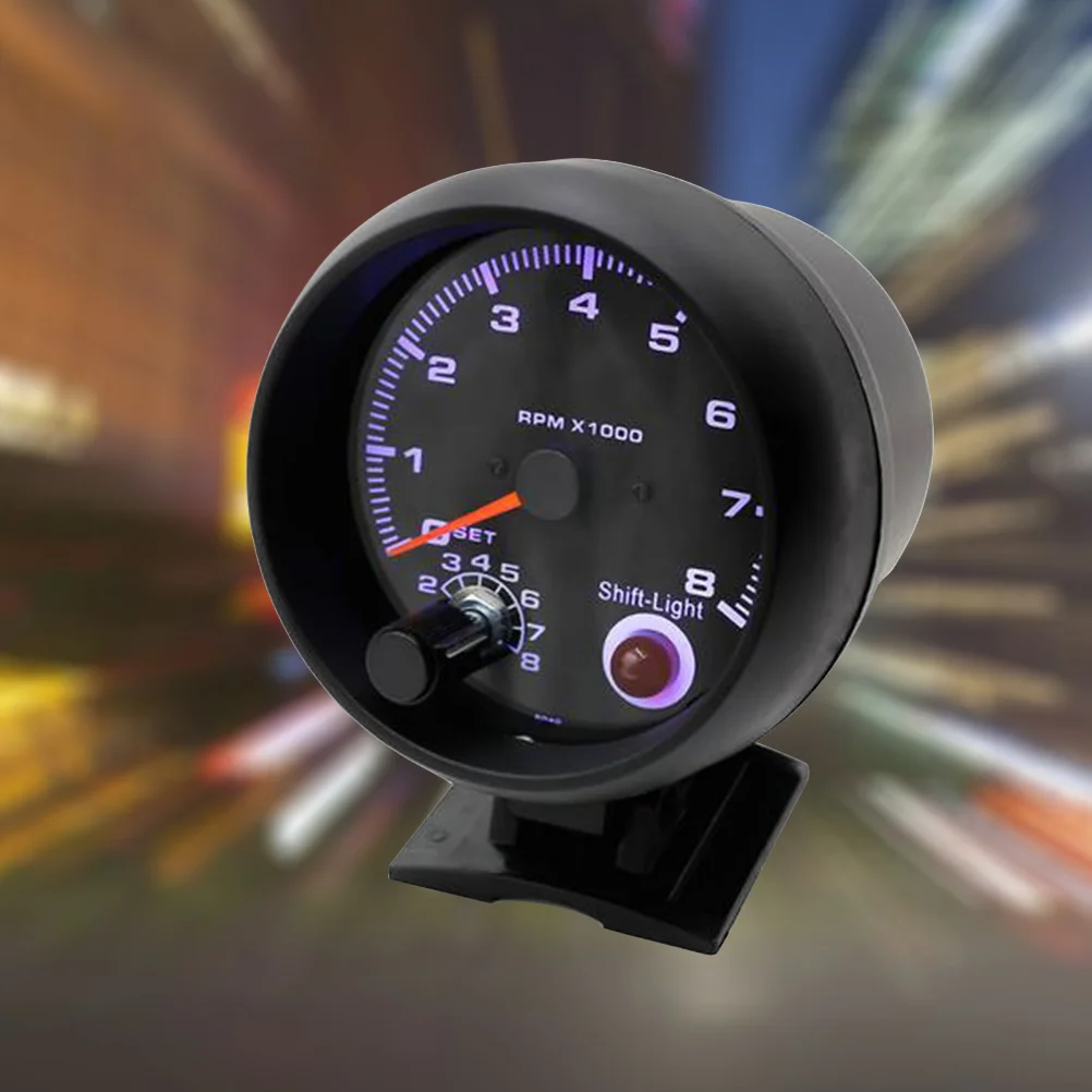 

Car Tachometer Car Gauge 3.75 Inch Boost Gauge Alarm Universal Meter