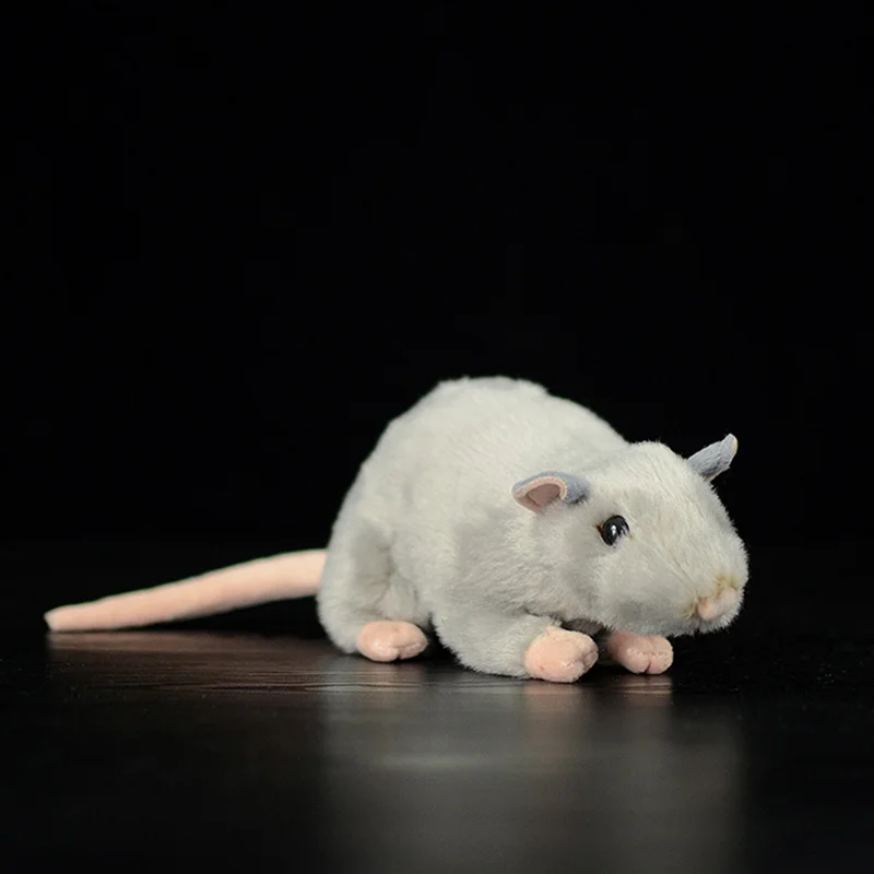 

Новая имитация белой мыши, мягкая плюшевая игрушка, милые куклы, животные, реалистичные мини-игрушки в реальной жизни, детский подарок для ребенка
