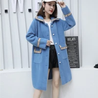 trench coat for women lapel padded mid length coat outdoor leisure cardigan women clothing 2022 new best selling high quality