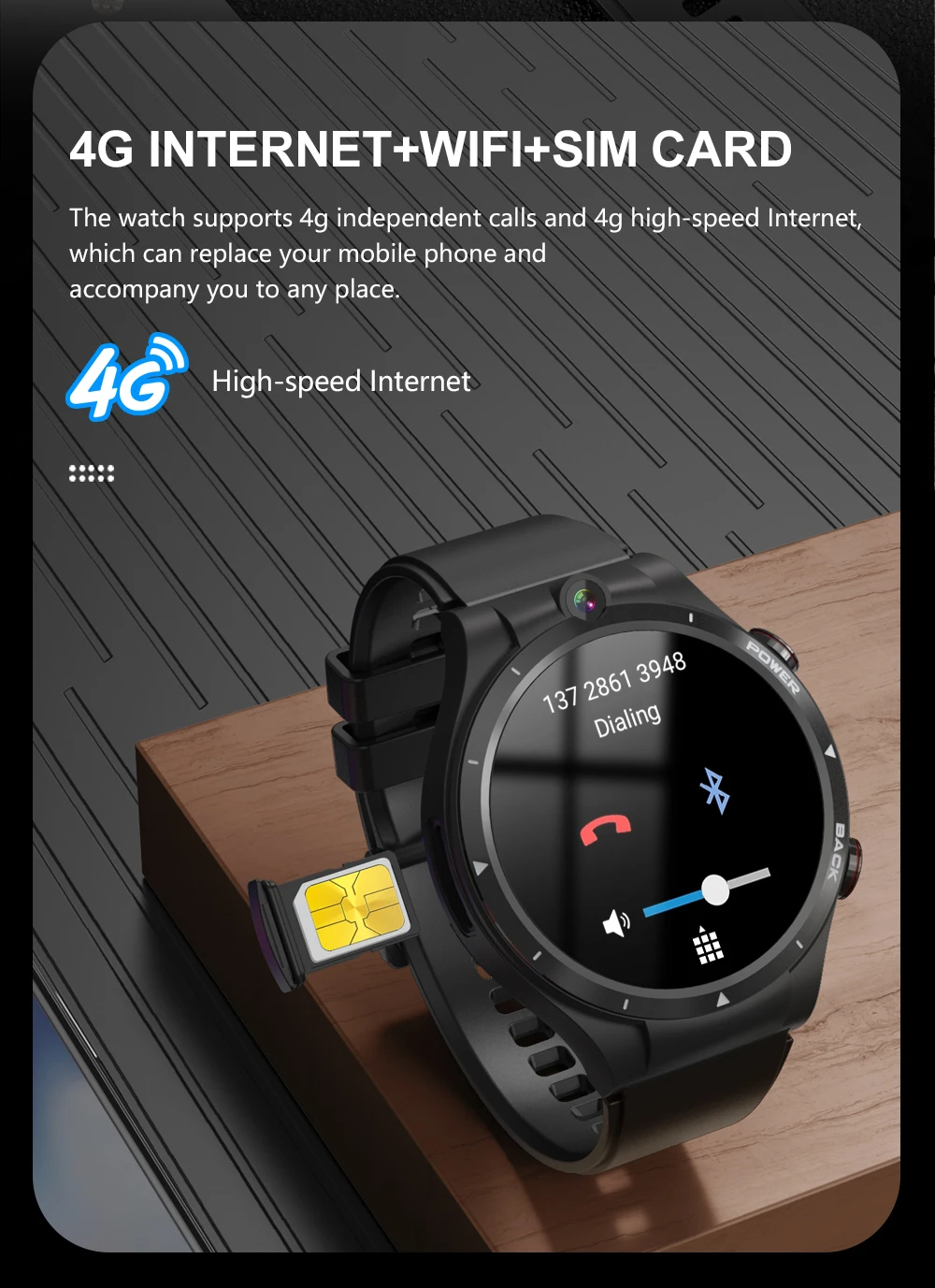 Смарт-часы GPS Wifi 4G с 5 Мп камерой LTE слот для SIM-карты Android 10 7 двойная камера экран 1 6
