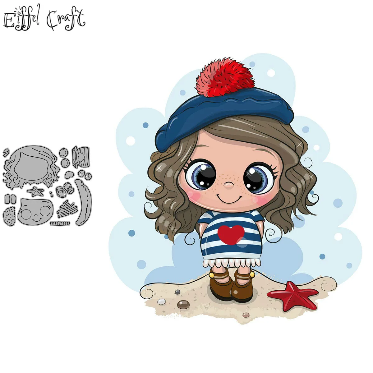 

Girl On The Beach Scrapbooking Paper Metal Craft Dies For Card Making Summer Diy Cut Dies Metal 2020 Nouveau Arrivage