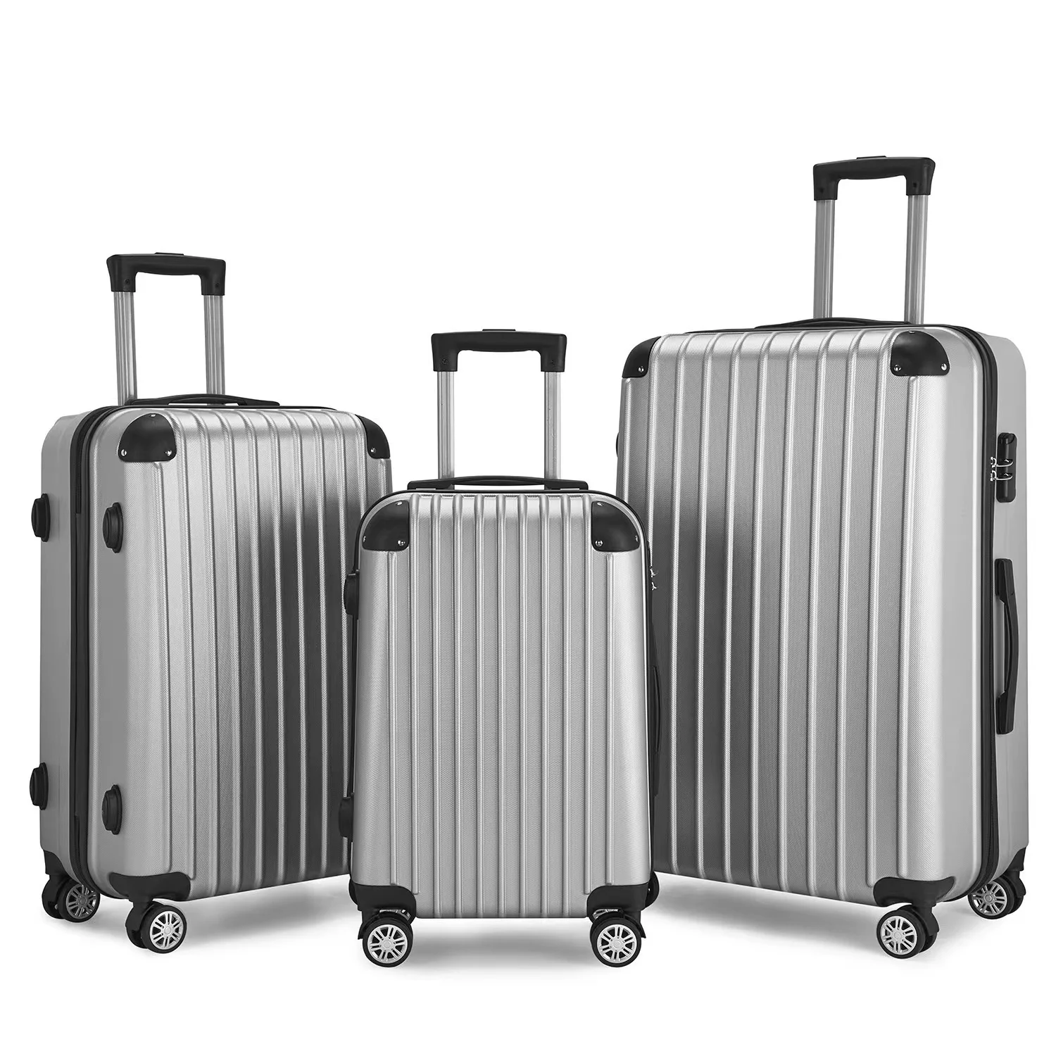 Three piece trolley case, universal wheel luggage, boarding travel luggage