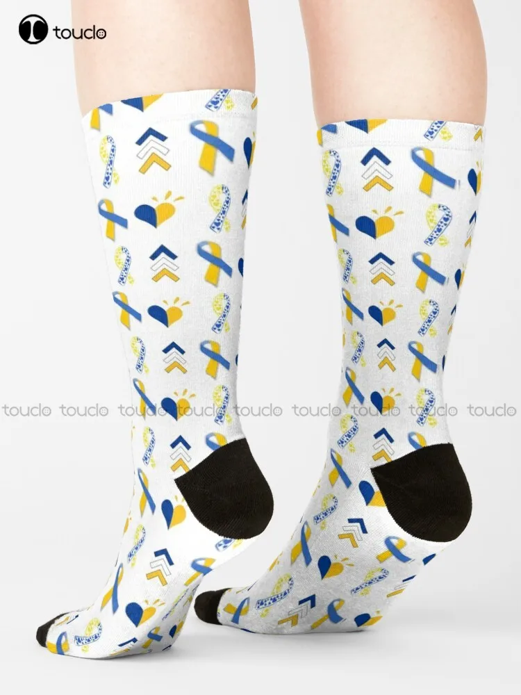 

Down Syndrome Awareness Socks Mens Socks Black Street Skateboard Socks Unisex Adult Teen Youth Socks Hd High Quality Harajuku