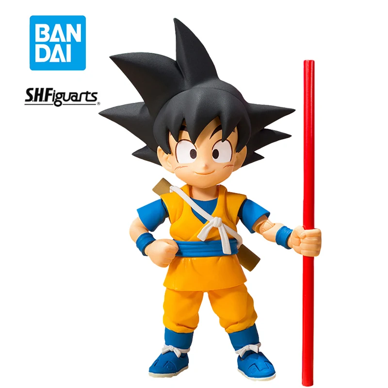 В наличии Bandai SHFiguarts Dragon Ball Daima Son Goku Mini 1/12 Action Doll Аниме ПВХ Модель Коллекционные