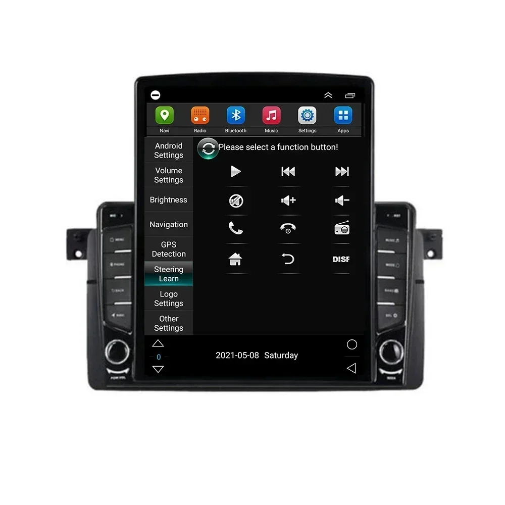 8 + 128G 2 din Android Auto Радио для BMW E46 M3 318/320/325/330/335 Carplay 5G Автомобильный мультимедийный