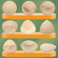 chest pad inserts sports underwear pads thickened gather thin ultra thin sponge swimsuit chest push up bra cup pads