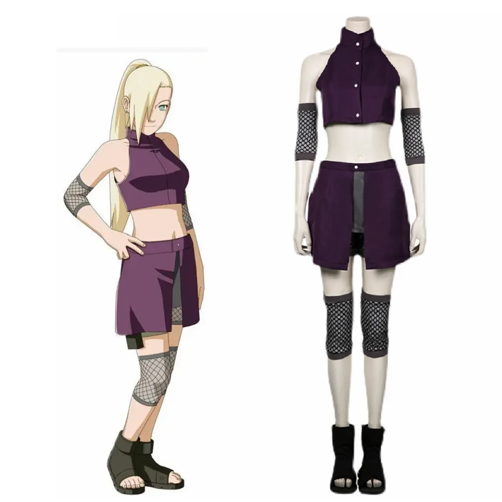 

Unisex Anime Cos Yamanaka Ino Cosplay Costumes Halloween Christmas Party Sets Uniform Suits