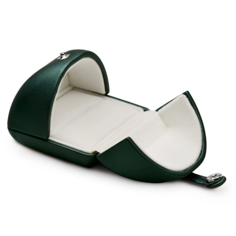 

Новейшая зеленая упаковочная коробка, кожаная шкатулка для ювелирных изделий, подвеска, браслет, чехол для хранения, органайзер для ювелирн...