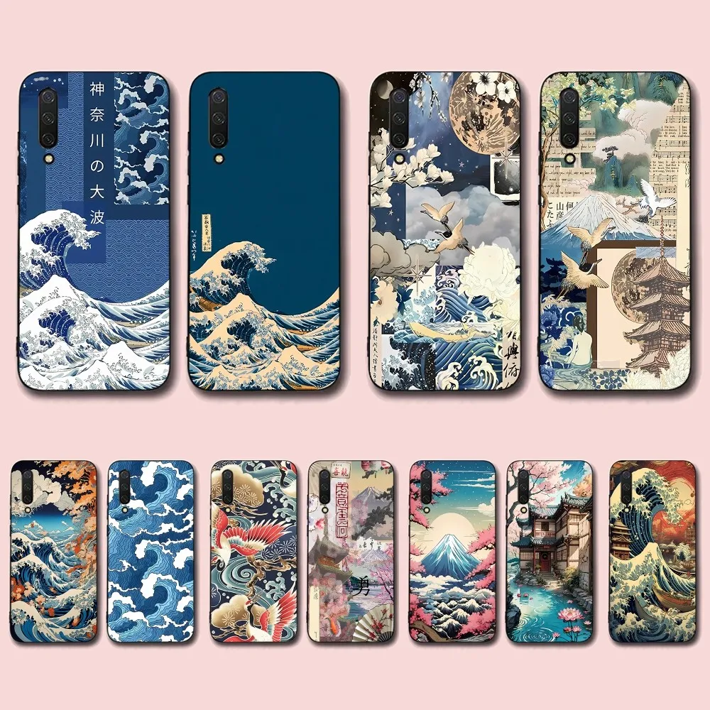 Японский чехол для телефона Xiaomi Mi 5X 8 9 10 11 12 lite pro 10T PocoX3pro PocoM3 Note