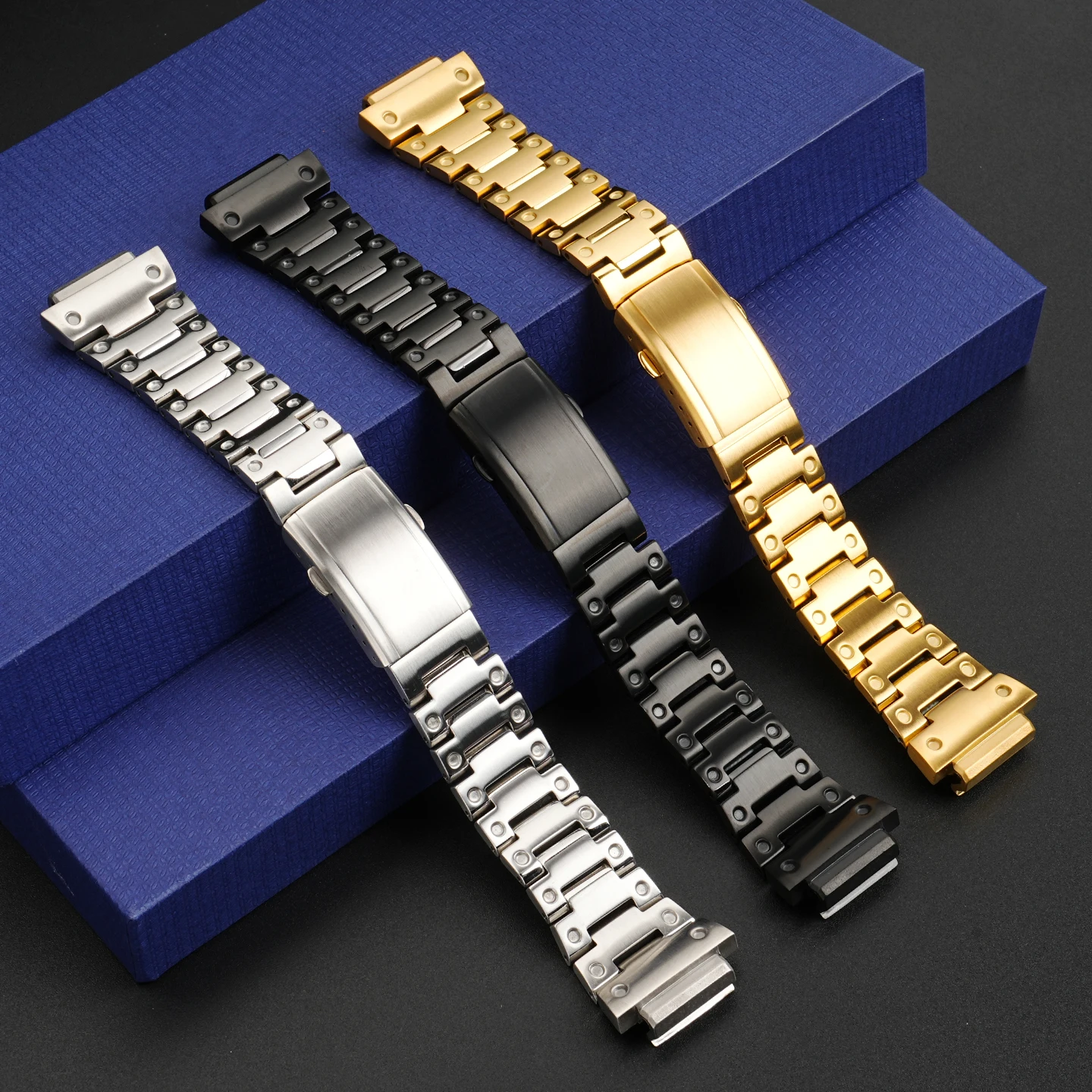 Фото Модифицированный ремешок для часов, безель для G-SHOCK Casio DW-H5600 DWH5600, корпус из твердой нержавеющей стали, ремешок для часов, аксессуары-цепочка с инструментами №5