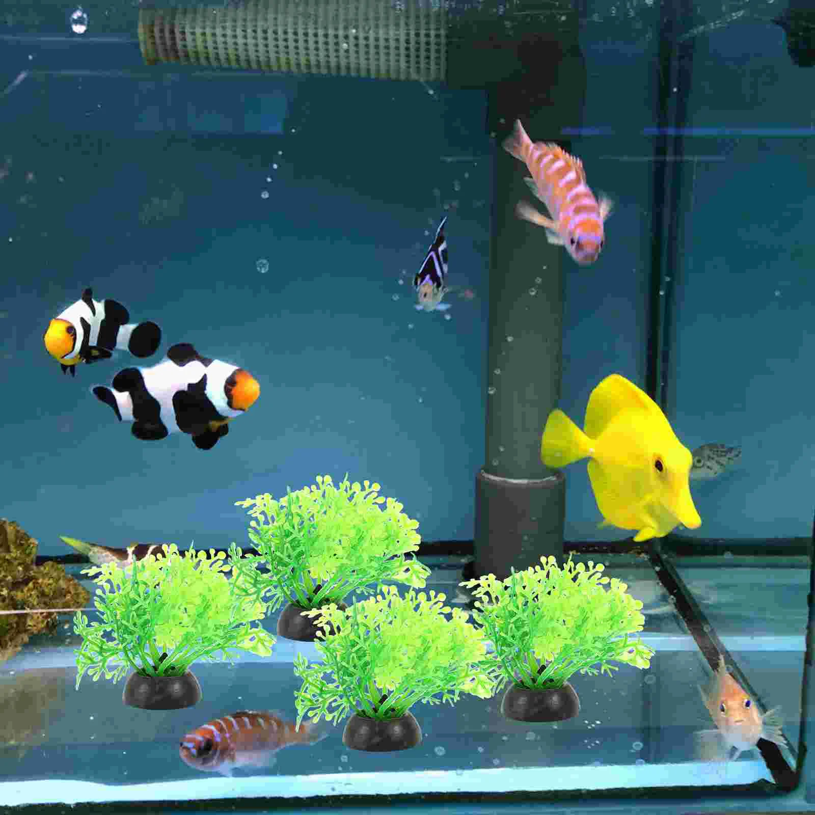 20 шт. искусственные растения украшения для ландшафтного дизайна аквариума