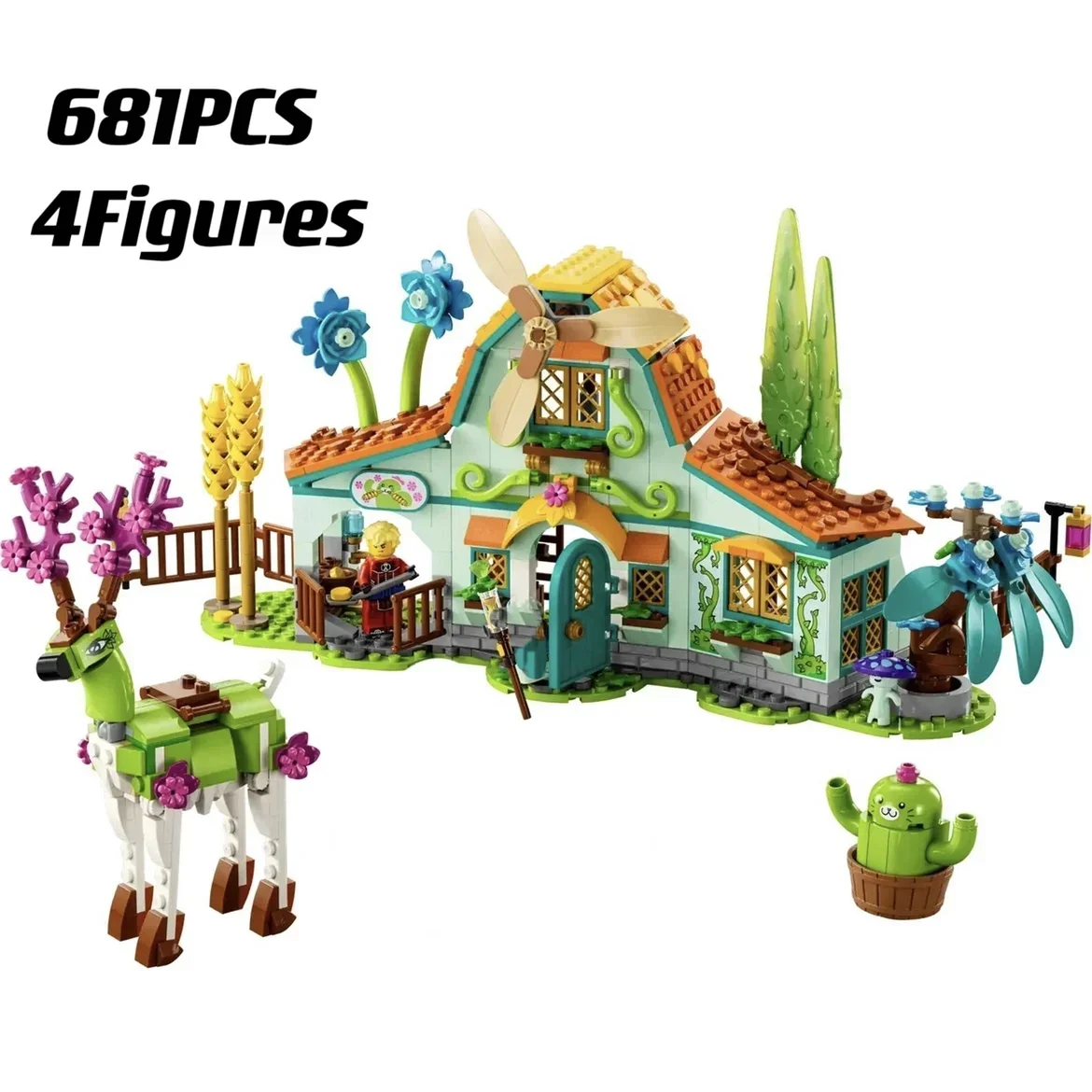 2024 Новинка 71459 строительный блок для стабильных существ мечты фантазийные