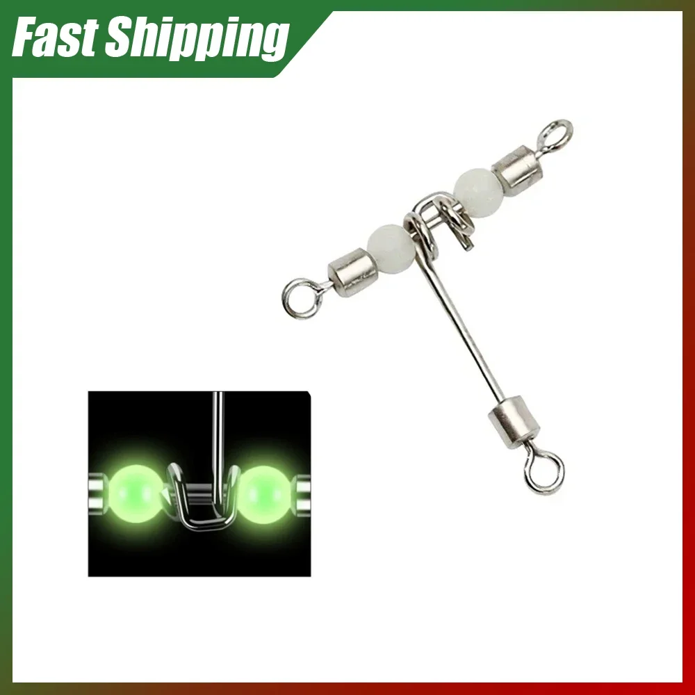 10 шт. светящаяся футболка для рыбалки 3-сторонний разъем инструмент морской