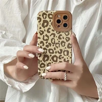 luxury zebra leopard pattern pu leather texture phone case for iphone 11 12 13 pro max x xs xr 7 8 plus soft silicon cover coque