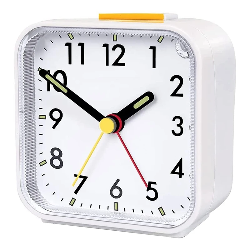 

Alarm Clock Analog Silent No Ticking Alarm Clock With Snooze Function Light Functions Portable Alarm Clock