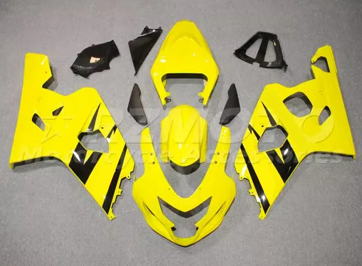 

Injection New ABS Whole Fairings Kit Fit For Suzuki GSXR600 GSXR750 04 05 R600 R750 K4 GSXR 600 750 2004 2005 Custom Yellow