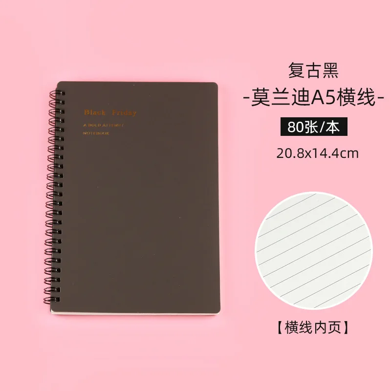 

Винтажный спиральный блокнот А5