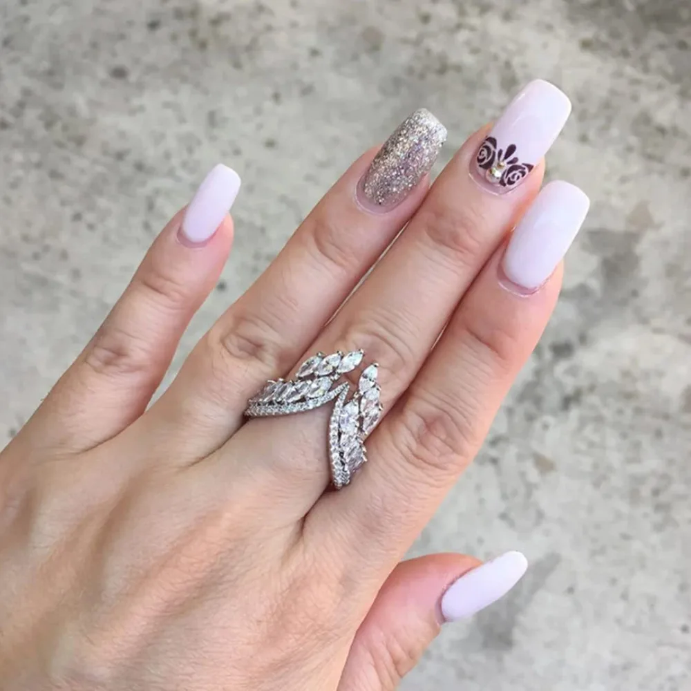 1 шт. браслет или 2 кольцо в форме крыльев комплект из манжеты браслета и кольца