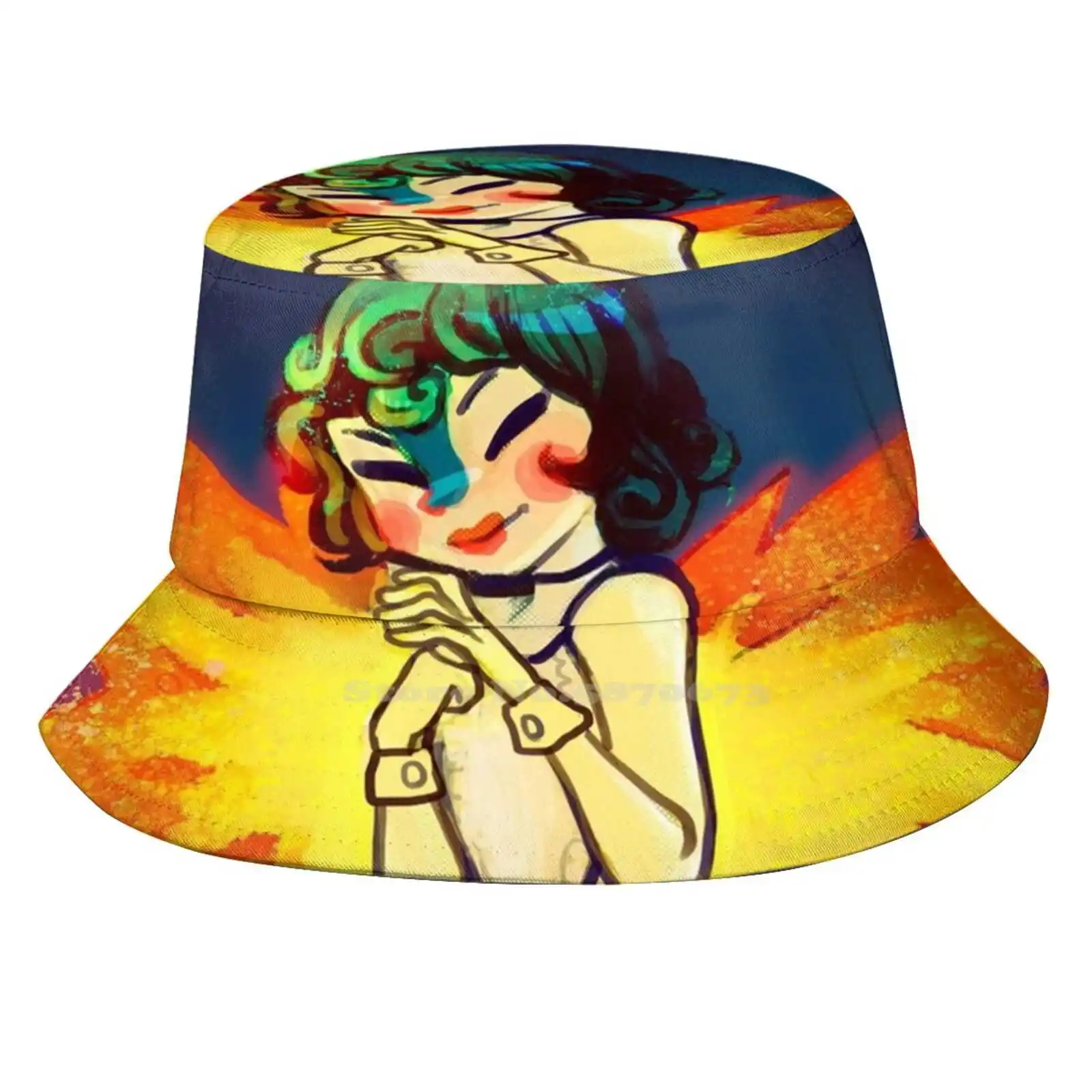Панама Cindalady солнцезащитные шапки искусство забавная ностальгия аниме