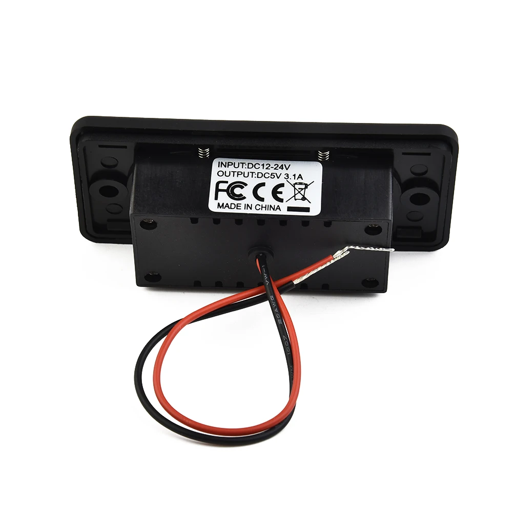 

Car Lighter Socket DC5V/3.1A Dual USB Ports Charger For 12V Car Boat Motorhome Caravan Dust Cover Fireproof Durable And Anti-Dr