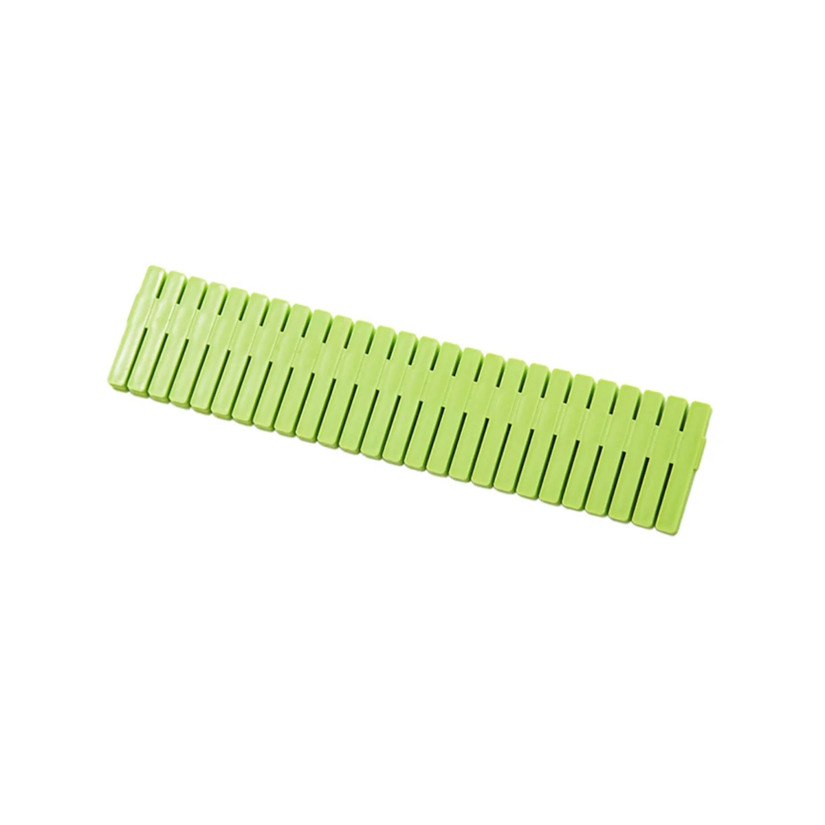 

4Pcs DIY Plastic Drawer Grid Separator Divider Green