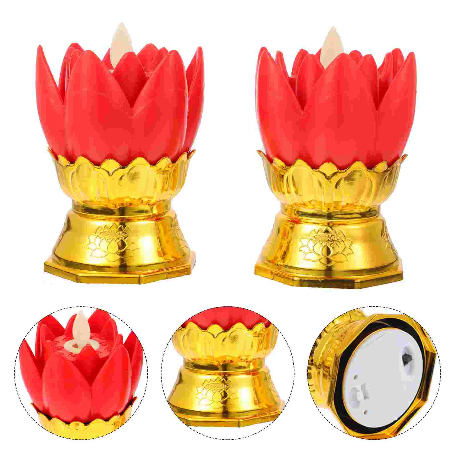 

Lamp Led Light Flower Night Electric Supplies Lamps Electronic Prayer Centerpiece Tabletop Lantern Lights Decor Indian Gifts