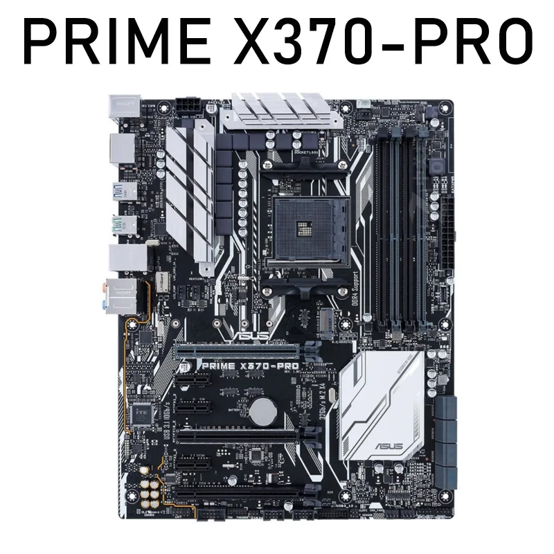 

Socket AM4 Asus PRIME X370-PRO Motherboard DDR4 64GB PCI-E 3.0 M.2 AMD Ryzen AMD X370 Mainboard ATX