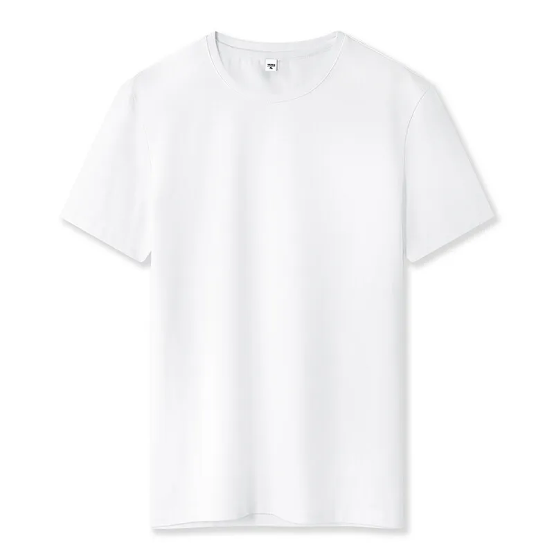 

2022 summer new cotton solid color half-sleeved T shirt men loose short-sleeved T shirts 9205