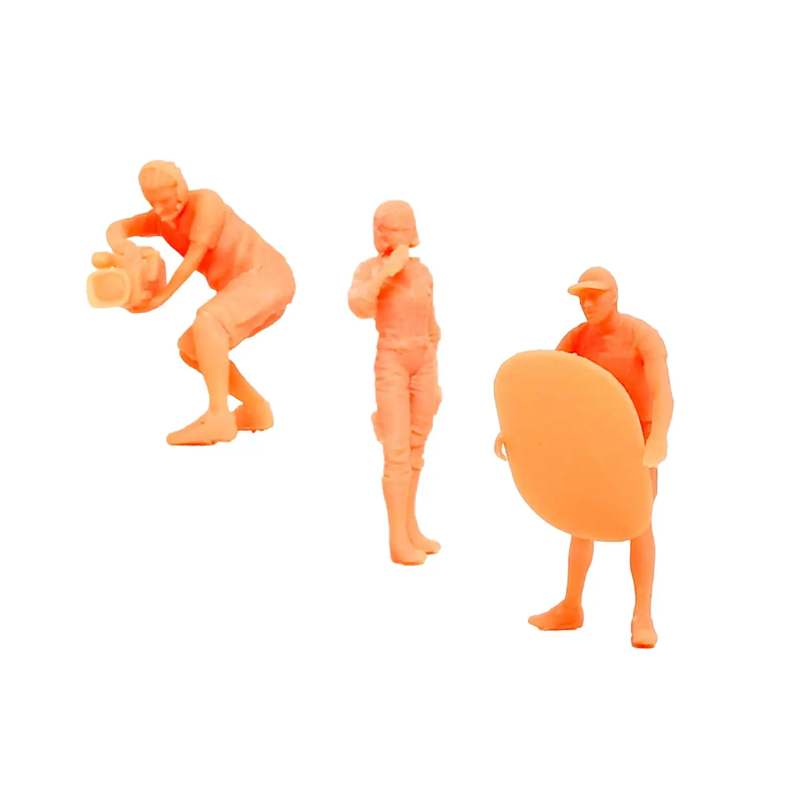 

Resin 1/64 Model Figure Model Trains People Figures Miniature Realistic for DIY Scene Photography Props Dollhouse Accessories