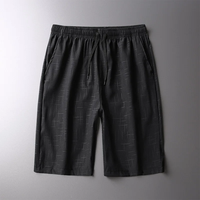 2022 New Breathable Shorts Men Wear Handsome Thin Fashion Casual Sports Loose Ice Quick Drying 5-Point Beach Pants In Summer