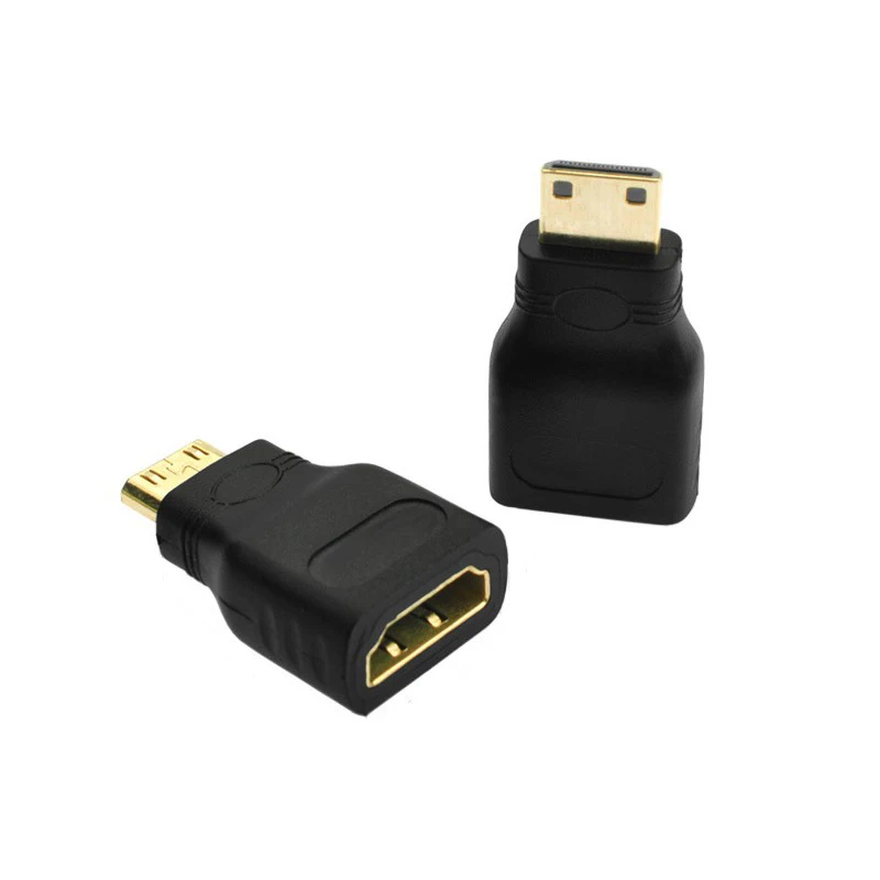  HD Mini Male HDMI-compatible To Standard HDMI-compatible Female Extension Adapter Female To Male F-M HDMI-compatible Converter 