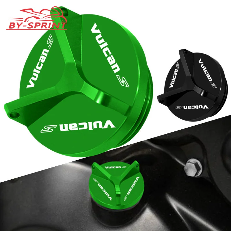 

Green CNC Aluminum Motorcycle Engine Oil Filter Cover Plug Cap For Kawasaki VN650 Vulcan S 650 2015 2016 2017 M20*2.5 Oil Cup