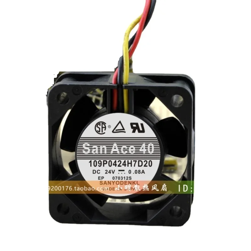 Новый вентилятор ЦП радиатор SANYO 109P0424H7D20 24 В 4015 а 4 см вентилятор охлаждения вентилятора Fanuc