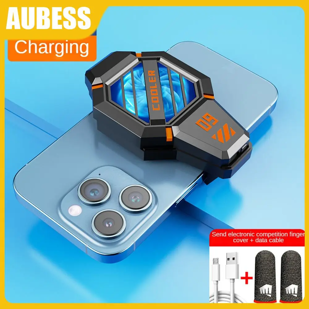 

Double Gear Strong Wind Mobile Phone Heat Sink Stable Wind Force Radiator Quick Heat Dissipation Fan Radiator Silent Operation